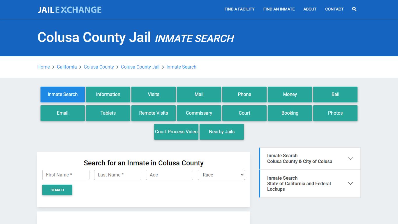 Colusa County Jail, CA Inmate Search: Roster & Mugshots